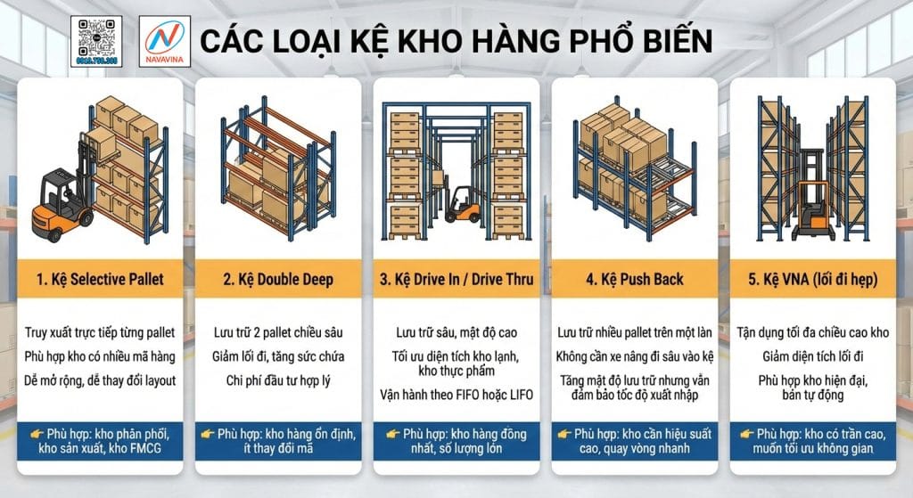 Kệ sắt để Pallet Navavina chính hãng 4 ke pallet navavina 1