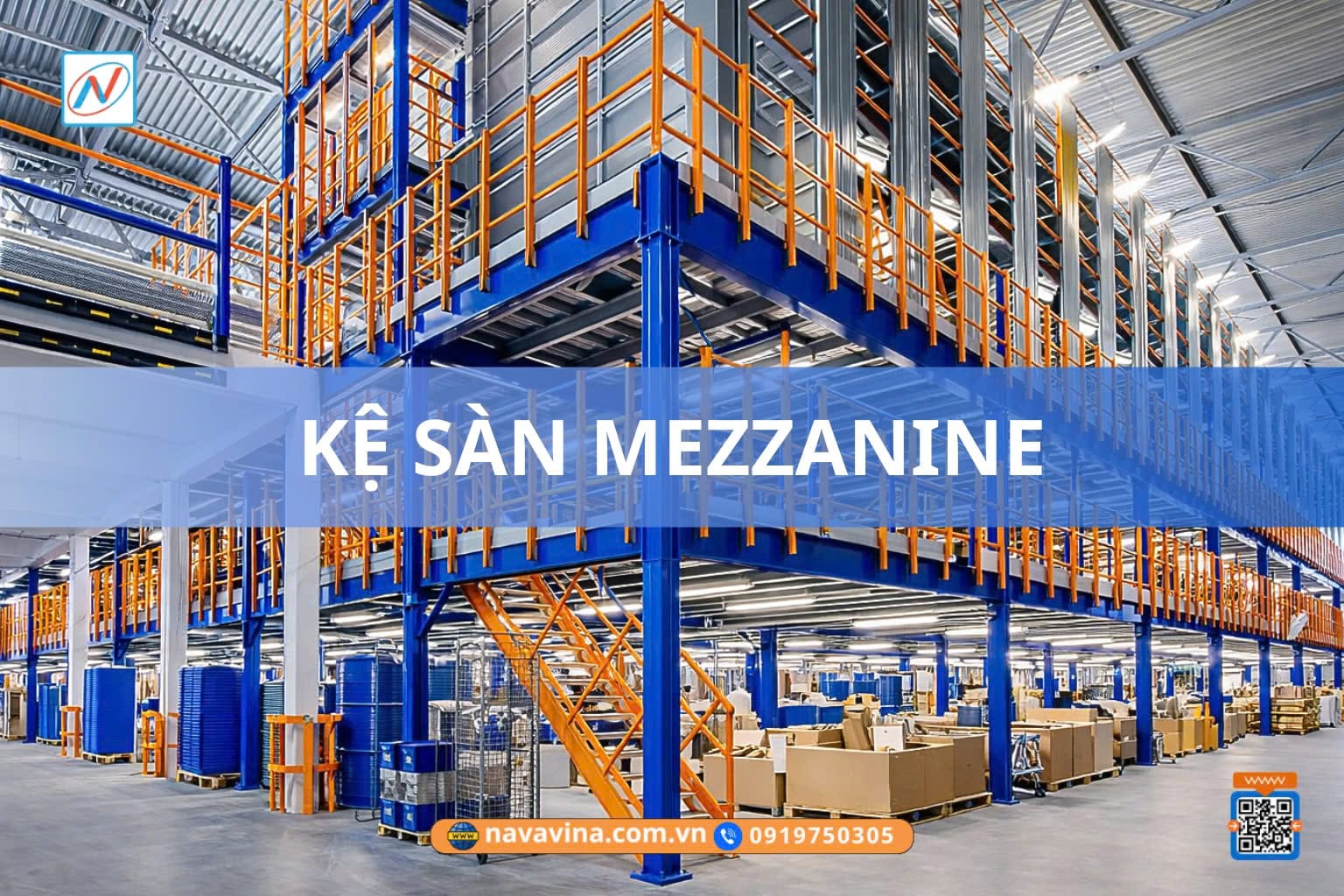 Sản phẩm kệ chứa hàng 7 ke-san-mezzanine