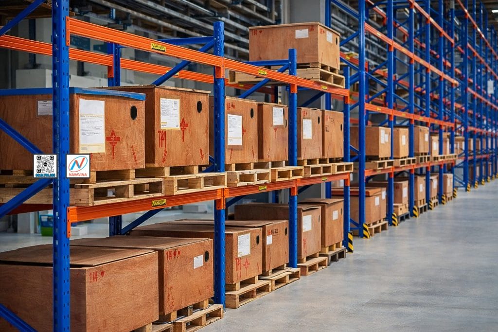 tải trọng kệ selective để pallet navavina