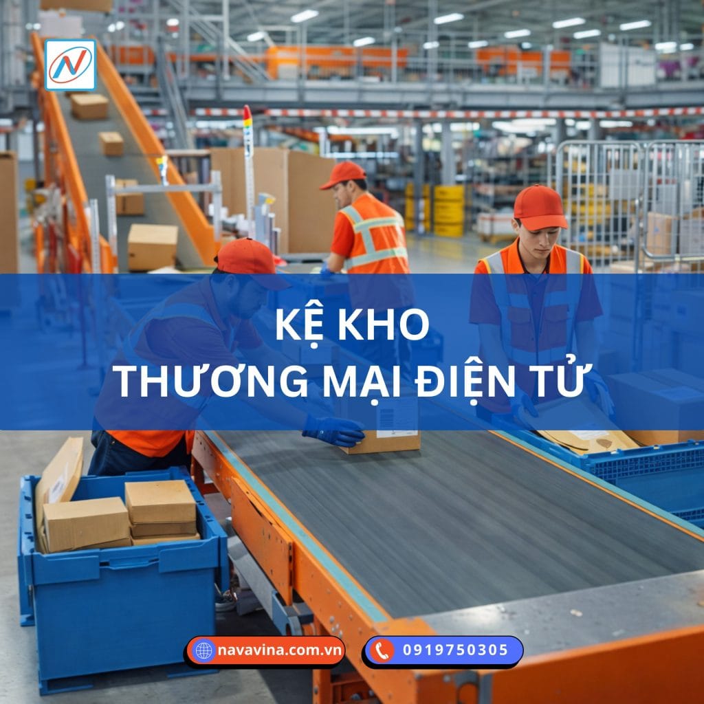 kệ kho hàng thương mại điện tử
