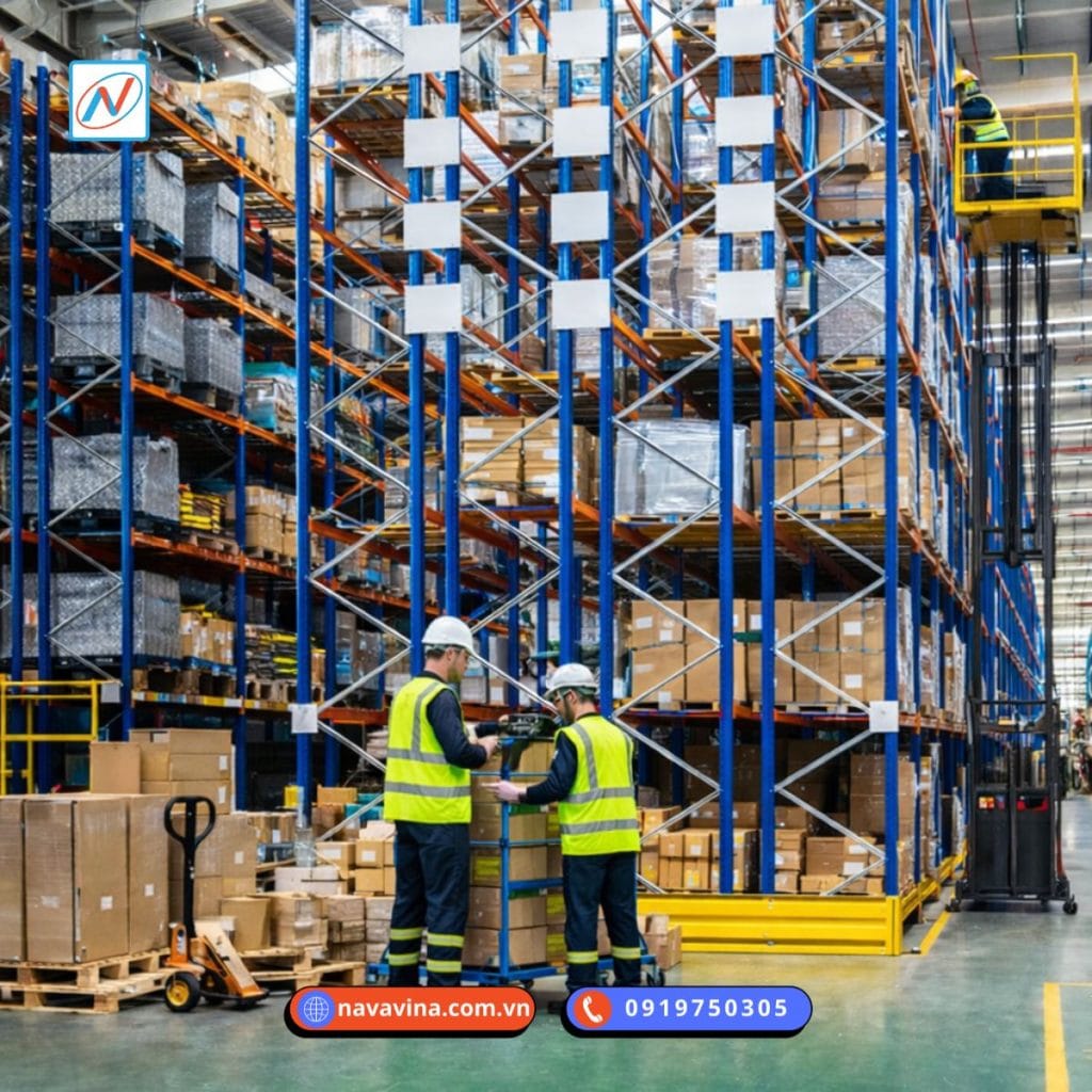 Kệ Double Deep Kho 3PL (Third Party Logistics)