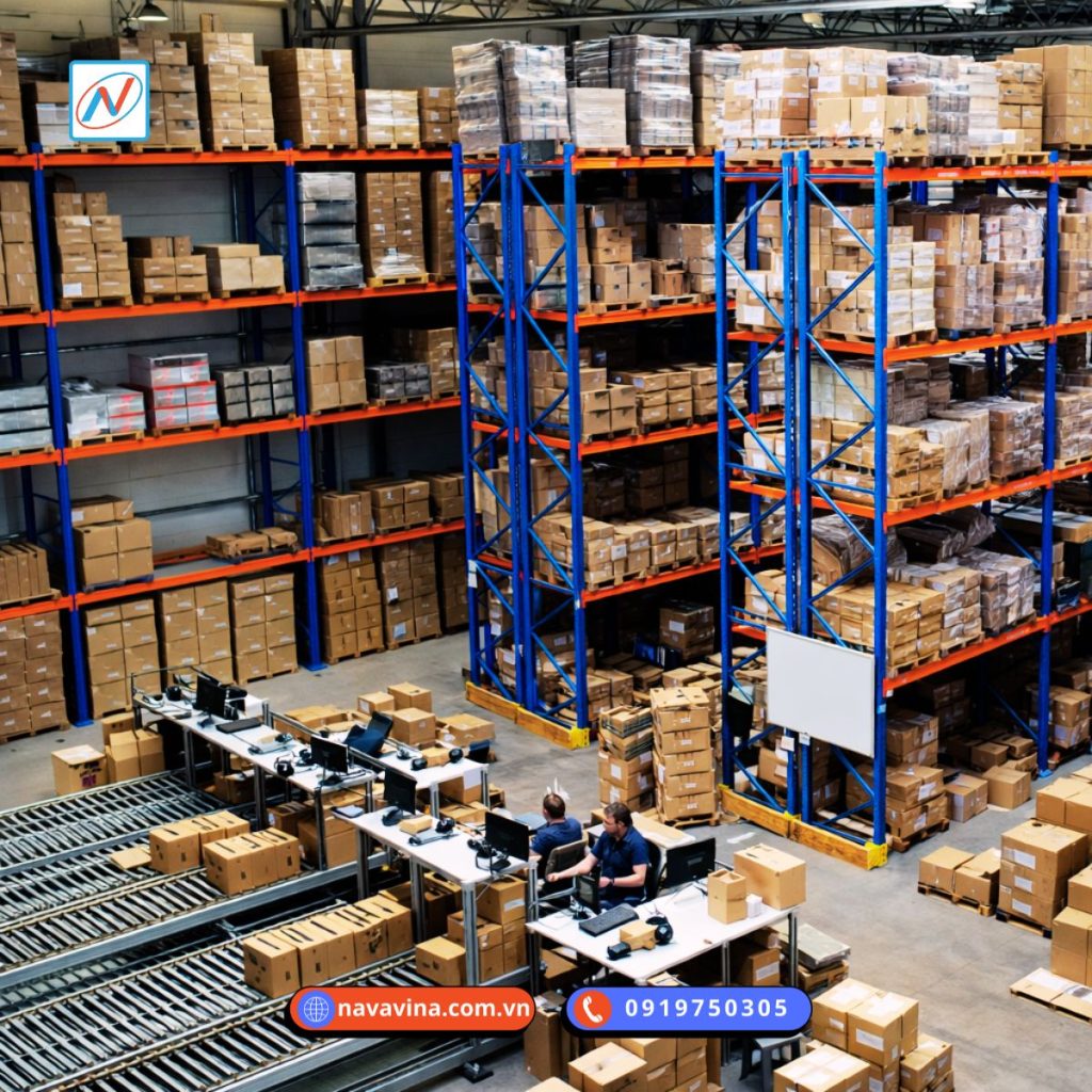 khu vực picking Kho 3PL (Third Party Logistics)