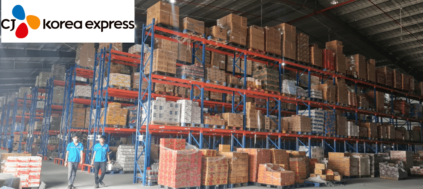 Kệ kho chứa hàng Navavina thương hiệu uy tín số 1 tại Việt Nam 41 Navavina lắp đặt dự án kệ kho CJ Korea Express