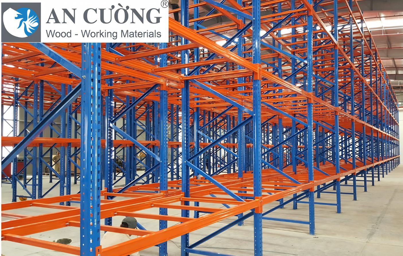 Thi công hệ thống kệ pallet an cuong