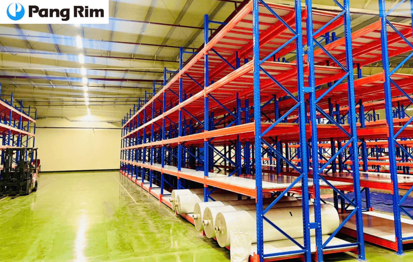 Dự án kệ kho vải Công ty Pangrim do Navavina triển khai